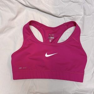 Nike active wear, Sports bra, XS size, magenta(dark pink) color